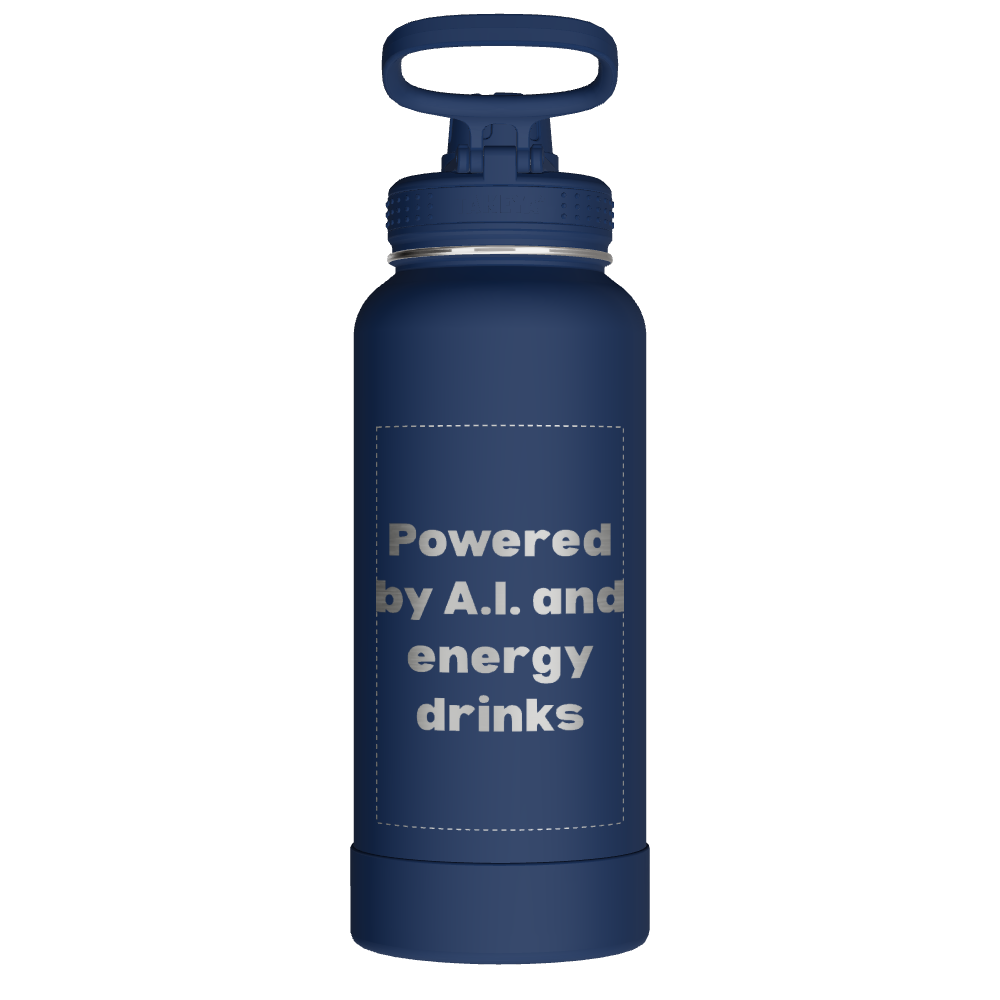 Actives Water Bottle With Spout Lid - customized