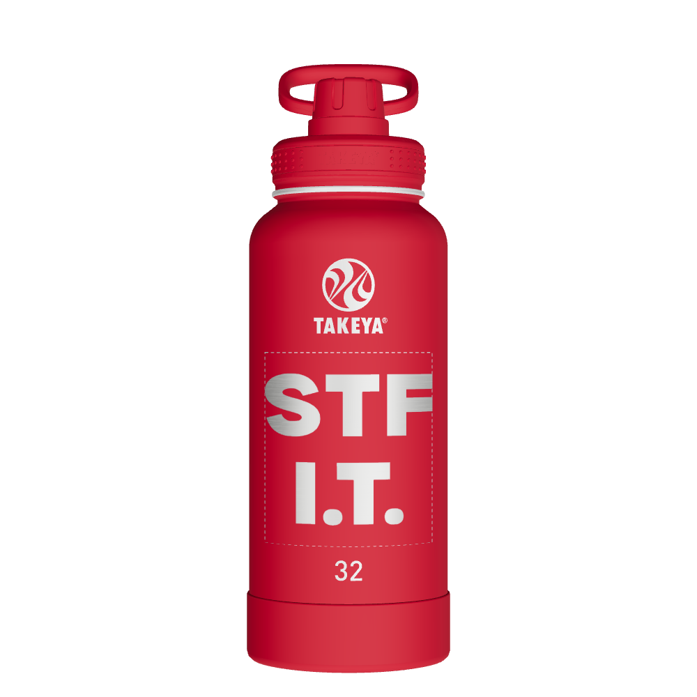Actives Water Bottle With Spout Lid - customized