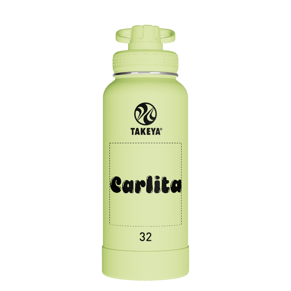 Actives Water Bottle With Spout Lid - customized