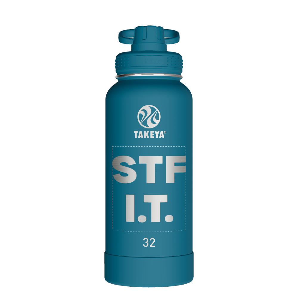 Actives Water Bottle With Spout Lid - customized