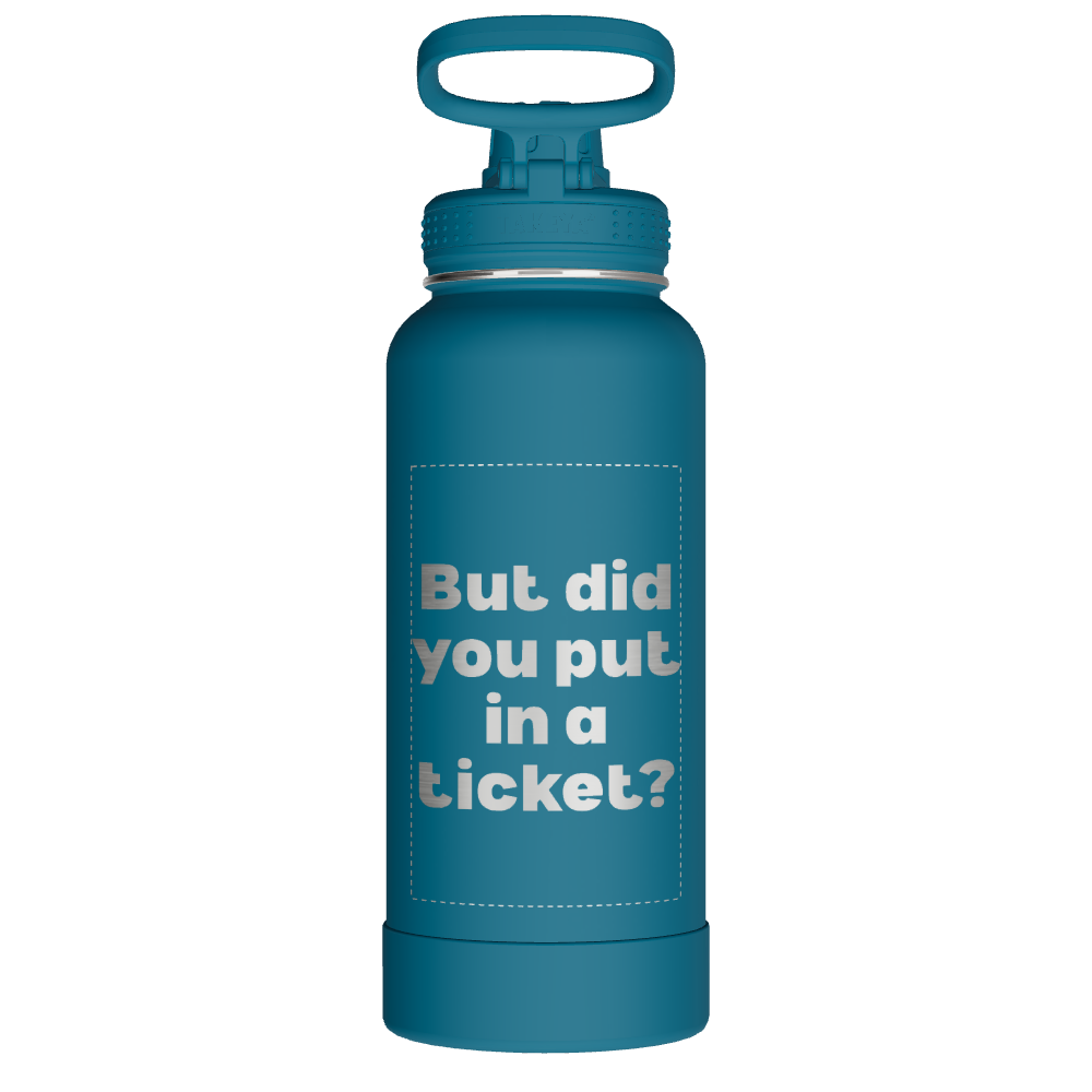 Actives Water Bottle With Spout Lid - customized